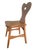 1970s Set of 6 Vintage Mid-Century Tyrolean Style Pine Heart-Back Dining Chairs For Sale - Image 5 of 8