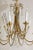 Brass 1960s Tommi Parzinger Style Brass & Crystal Chandelier For Sale - Image 8 of 12