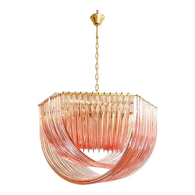Exagonal Bundled Triedro Murano Glass Chandelier by Simoeng For Sale - Image 11 of 11
