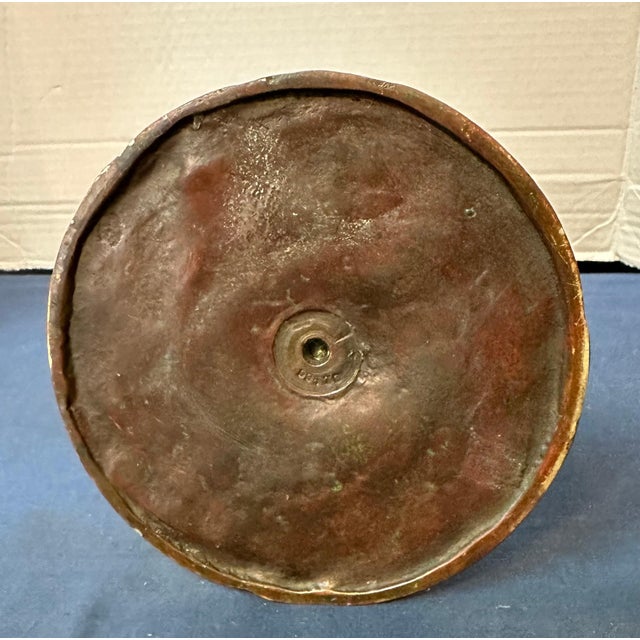 Art Nouveau Early 20th Century Tiffany Studios Tall Blown Out Candlestick For Sale - Image 3 of 4