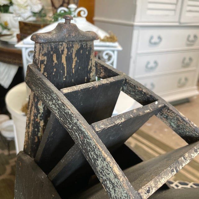 Antique Victorian Letter Sorter For Sale - Image 4 of 7
