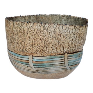 1980s Art Ceramic Vessel by James (Jim) Kraft of Seattle Wa For Sale