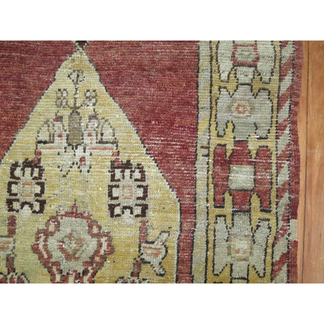 1940s Wide Turkish Anatolian Geometric Runner - 3'8" x 9'9" For Sale - Image 10 of 18