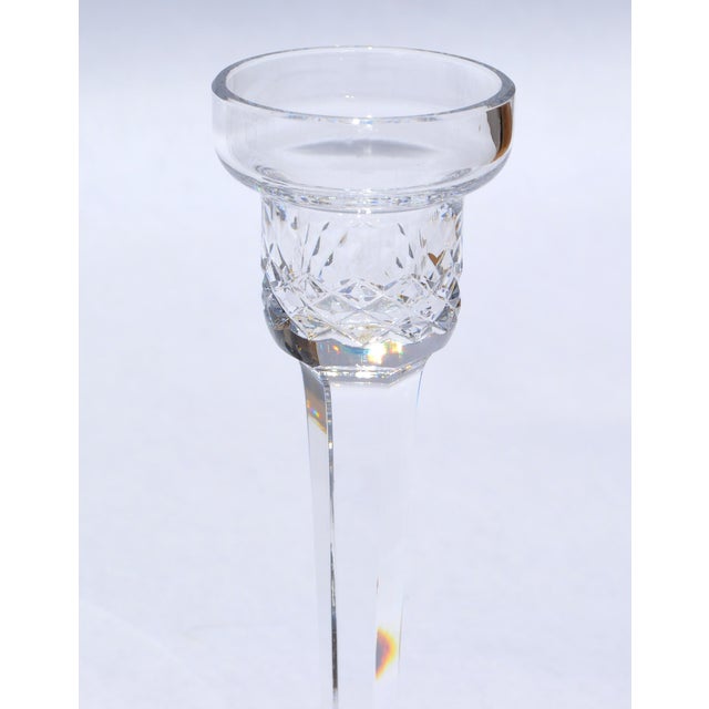 Glass Set of 4 Kosta Boda Scandinavian Modern Faceted Art Glass Candle Holders For Sale - Image 7 of 14