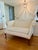 Vintage Traditional Settee Love Seat Sofa Seating Bench in White For Sale - Image 4 of 5