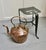 Early 19th Century Copper Kettle and Iron Trivet, 1800s, Set of 2 For Sale - Image 9 of 10