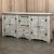 Gothic Antique Grand Normandy Rustic Gothic Revival Whitewashed Buffet For Sale - Image 3 of 14