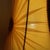 Mid-Century Modern Geometric Amber Acrylic Glass Table Lamp with Hollywood Regency Lampshade, 1960s For Sale - Image 12 of 18