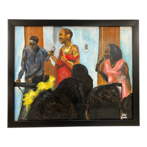 Oil Painting Signed Che Darden “ Rhythm & Blues”