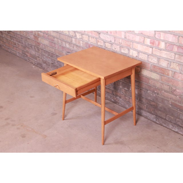 Paul McCobb Planner Group Solid Maple Nightstand, Newly Refinished For Sale In South Bend - Image 6 of 12