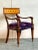 Hollywood Regency Vintage Regency Goralnik and Buchanan Empire Arm Chair For Sale - Image 3 of 6