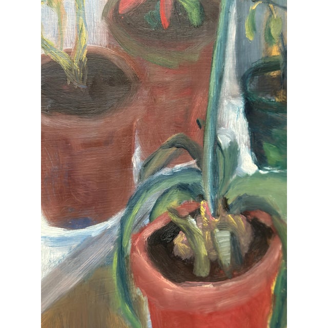 R. Eriksson, Plant Pots, 1960s, Oil on Panel, Framed For Sale - Image 12 of 16