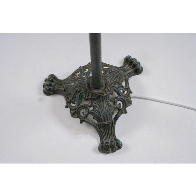 Swedish Floor Lamp in Patinated Brass, 1930s For Sale - Image 9 of 11