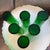 Mid-Century Modern 1950s Anchor Hocking Green Burple Water Tumblers - Set of 6 For Sale - Image 3 of 6