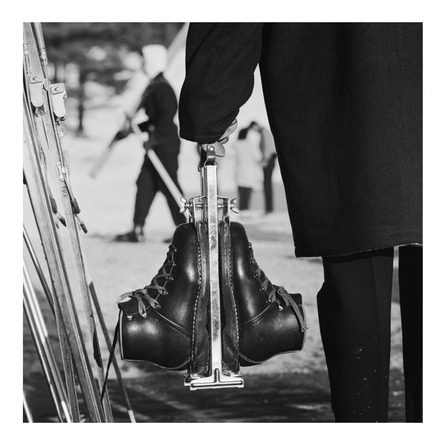 New England Skiing, Slim Aarons, Limited Edition Estate Stamped Print, 1955 For Sale