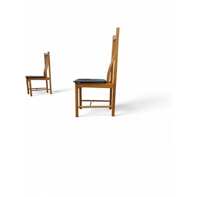 Nova Chairs with Leather Seats from Bros, Set of 4 For Sale - Image 12 of 18