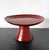 An antique red lacquer stem dish from Japan, circa 17th century (Momoyama to early Edo period). This type of red lacquer...