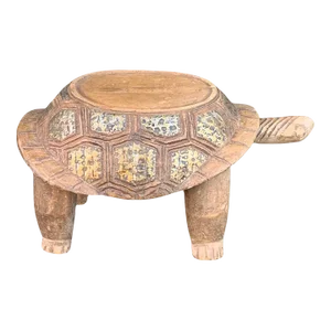 Vintage African Wooden Turtle