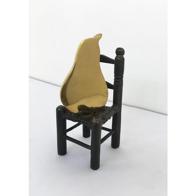 Italian Bronze Abstract Sculpture by Concetto Pozzati, 1989 For Sale - Image 9 of 18