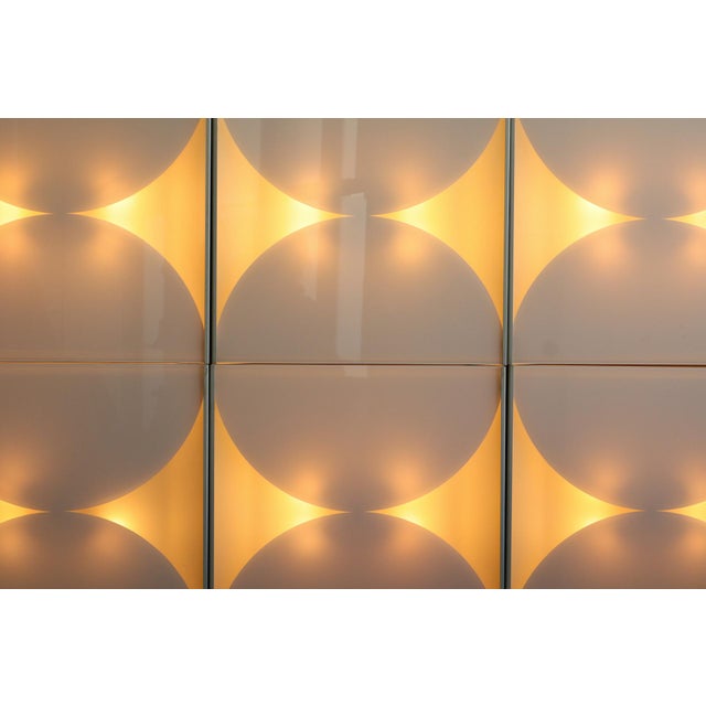 Mid-Century Modern Vintage Wall Lamps by Bobo Piccoli for Fontana Arte, 1970, Set of 9 For Sale - Image 3 of 11
