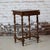 19th Century French Walnut Small Turned Leg Table For Sale - Image 4 of 6