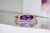 Contemporary The 93rd Avenue: Contemporary Checkerboard Cut Elongated Amethyst and Natural Diamond Halo Ring in Rose Gold For Sale - Image 3 of 11
