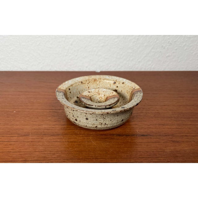 Mid-Century Modern Mid-Century Modern Danish Studio Pottery Candleholder, 1960s For Sale - Image 3 of 18