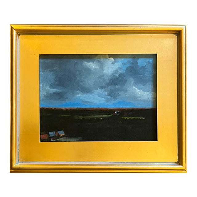 Oil Painting of a Dutch Landscape For Sale