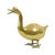 Large Brass Duck Sculpture, 1970s For Sale - Image 12 of 12