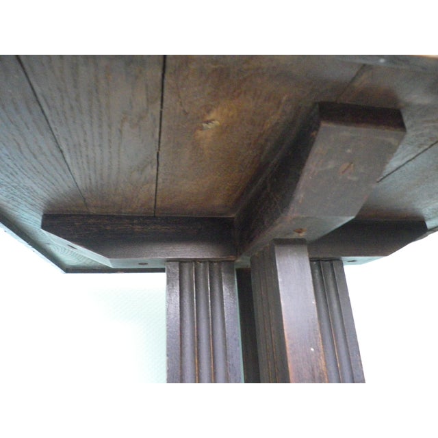 Wooden Bistro Table, 1950s For Sale - Image 10 of 14