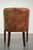 Desk Chair In Cognac-colored Cowhide Leather For Sale - Image 4 of 12