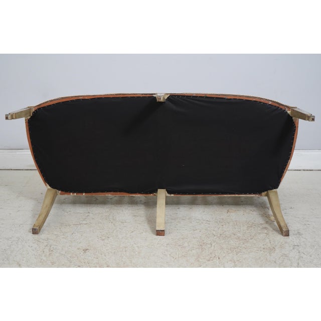 Adams Style Paint Decorated Triple Back Settee For Sale - Image 18 of 18