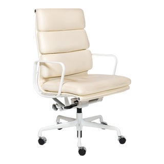 Herman Miller by Eames Executive Soft Pad Leather Chair For Sale