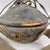 Animal Skin Early 20th Century Mesob Lidded Leather Wrapped Lunch Basket Ethiopia For Sale - Image 7 of 10