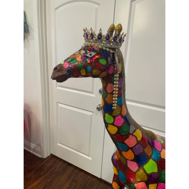 "Gigi: Serengeti Disco Dancing Queen" Contemporary Pop Art Limited Edition Print on Canvas For Sale In Los Angeles - Image 6 of 7