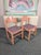 Postmodern Vintage Pair of Pink & Purple Padova Dining Chairs by Hank Lowenstein For Sale - Image 3 of 10