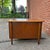 Brown Mid Century Modern Inlaid “Bow-Tie” Attributed Lane Acclaim End Table With Double Doors by Andre Bus, 1960s For Sale - Image 8 of 12