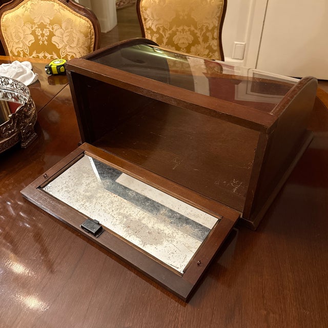 Antique Store Counter Display Curved For Sale - Image 6 of 7