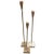 Modern and elegant, this trio of tall, slender candle sticks will be the perfect touch beside a master bathtub or gathered...