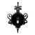 Metal Vintage Forged Wall Lantern For Sale - Image 7 of 7