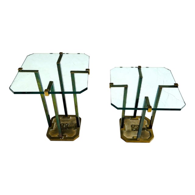 Vintage Side Tables by Peter Ghyczy, 1980, Set of 2 For Sale