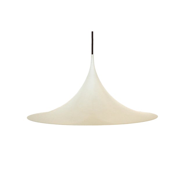Mid-Century Semi Ceiling Lamp by Claus Bondenderup & Torsten Thorup for Fog & Morup For Sale