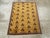 A vintage Turkish Anatolian Deco throw rug handmade during the Mid-20th century. Measures: 2' 7" x 3' 5"