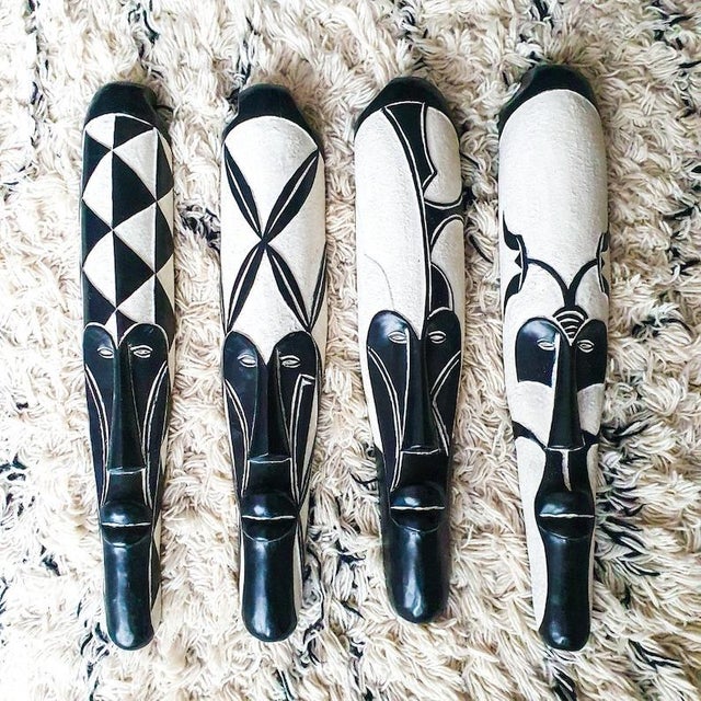 Hand-Curve African Marsk by Delgo Ako For Sale - Image 4 of 4