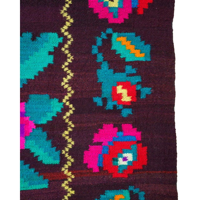 Vintage Handwoven Wool Runner Rug, 1970s For Sale - Image 6 of 11