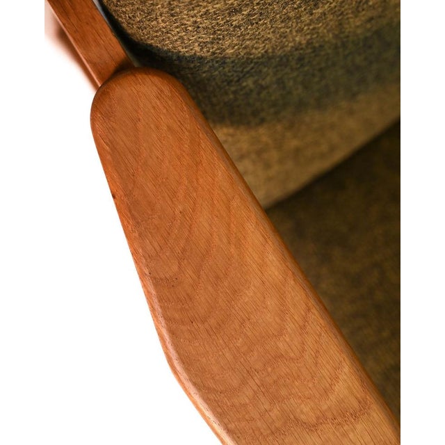 Scandinavian Three-Seater Sofa in Oak, 1950s For Sale - Image 9 of 13