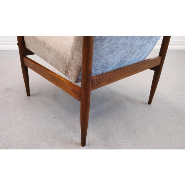 Mid-Century Easy Chair in Grey Upholstery, 1960s For Sale - Image 6 of 13