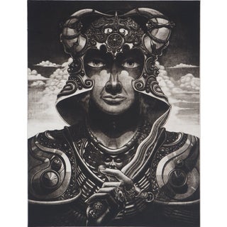 Georges Rouly, The Guardian of the Sun, Original Etching For Sale