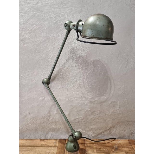 Metal Vintage Industrial French Desk Light, 1950s For Sale - Image 7 of 15