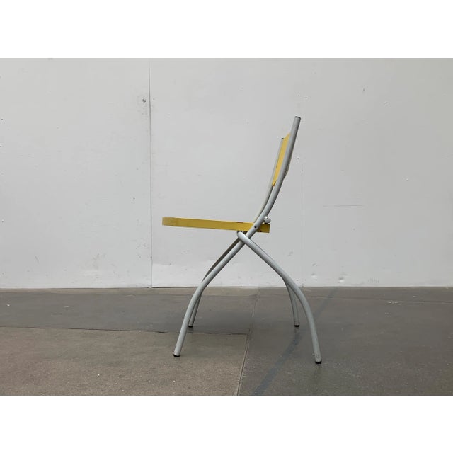Vintage Italian Folding Chair from Fly Line For Sale - Image 3 of 18